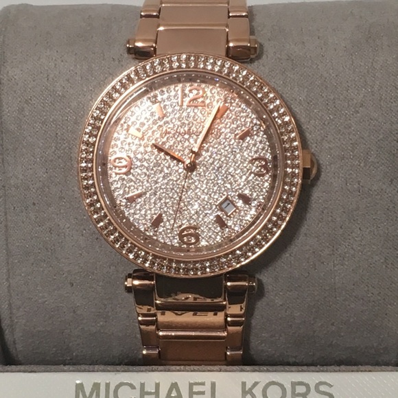 Michael Kors Accessories - SALE! Michael Kors Rose Gold Tone Watch NWT